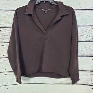 Banana Republic Dark Brown Sweatshirt